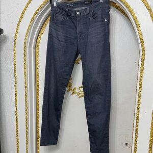 AG Adriano Goldschmied Tellis Modern Slim Jeans 32x34 Gray Made in Italy